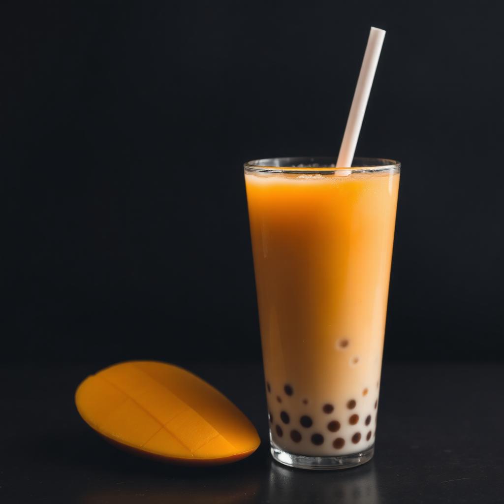 Mango Bubble Milk Tea